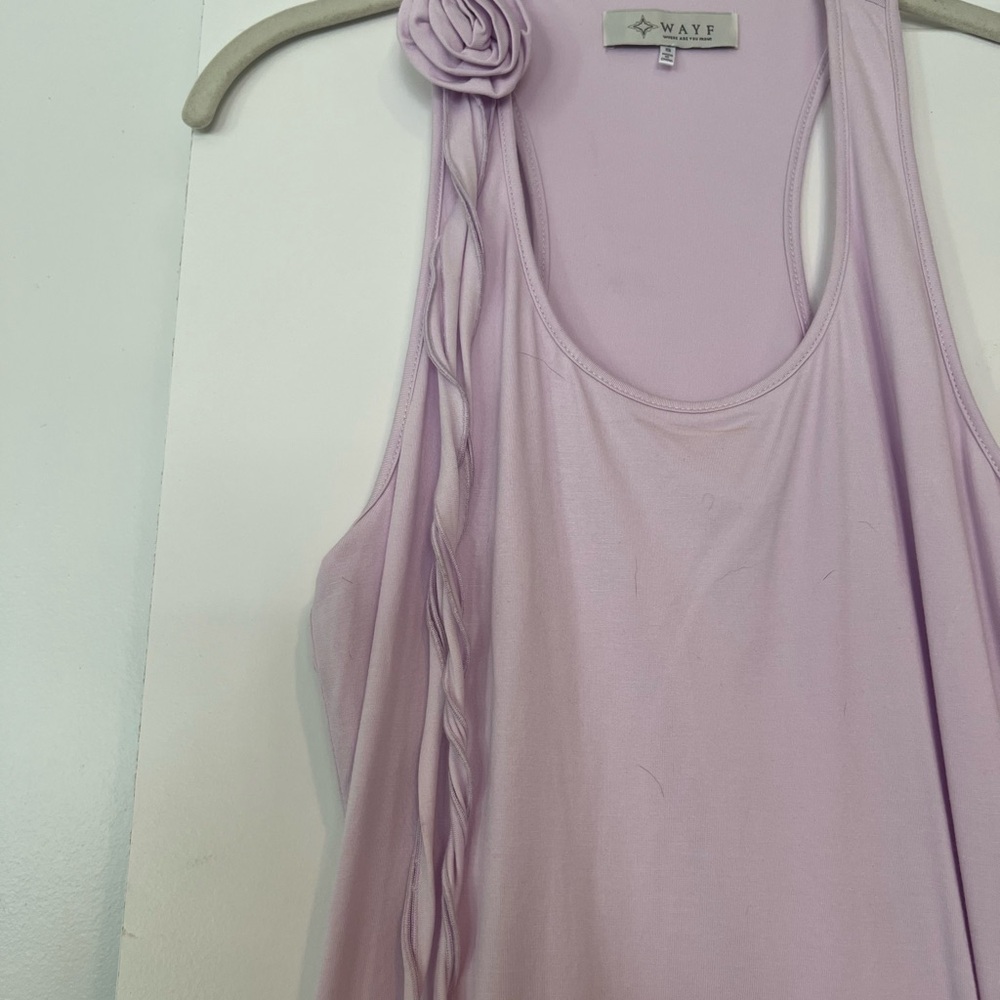 WAYF Lavender Sleeveless Top